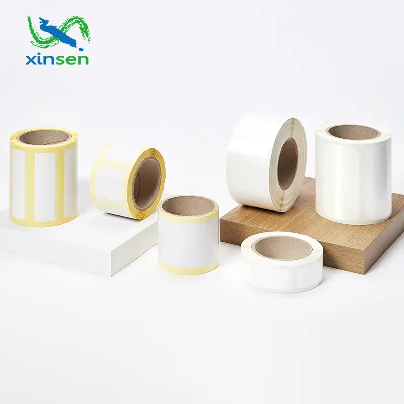 Blanco papieren etiket