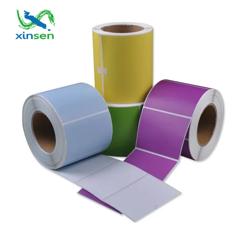 Gekleurd blanco etiket