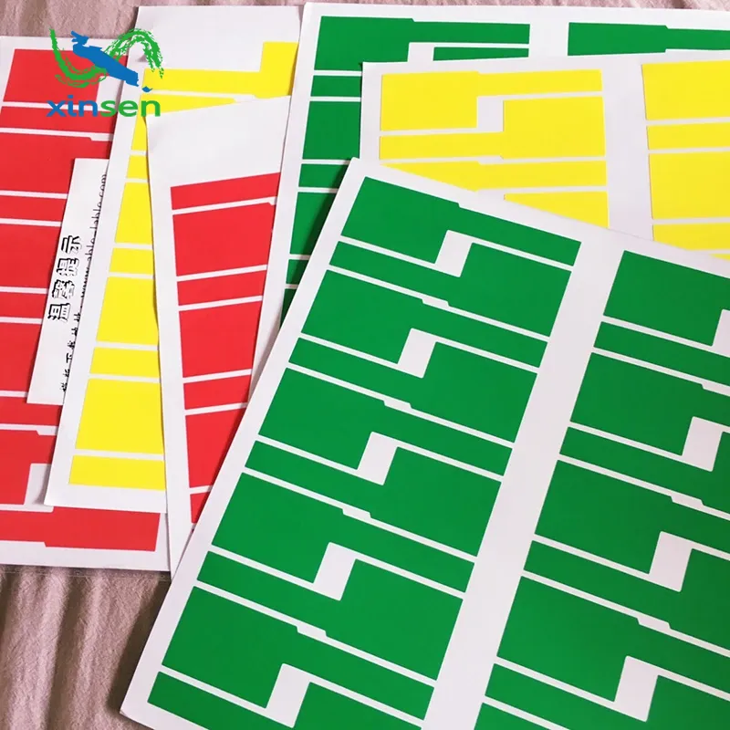 Gekleurd label voor oplaadkabel