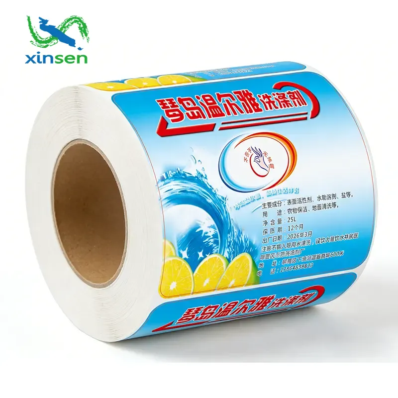 Afwasmiddel waterdicht label