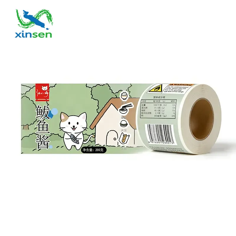 Diepvriesvoedsel waterdicht label