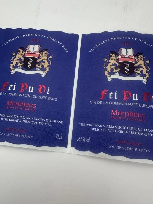Paper Wine Bottle Labels