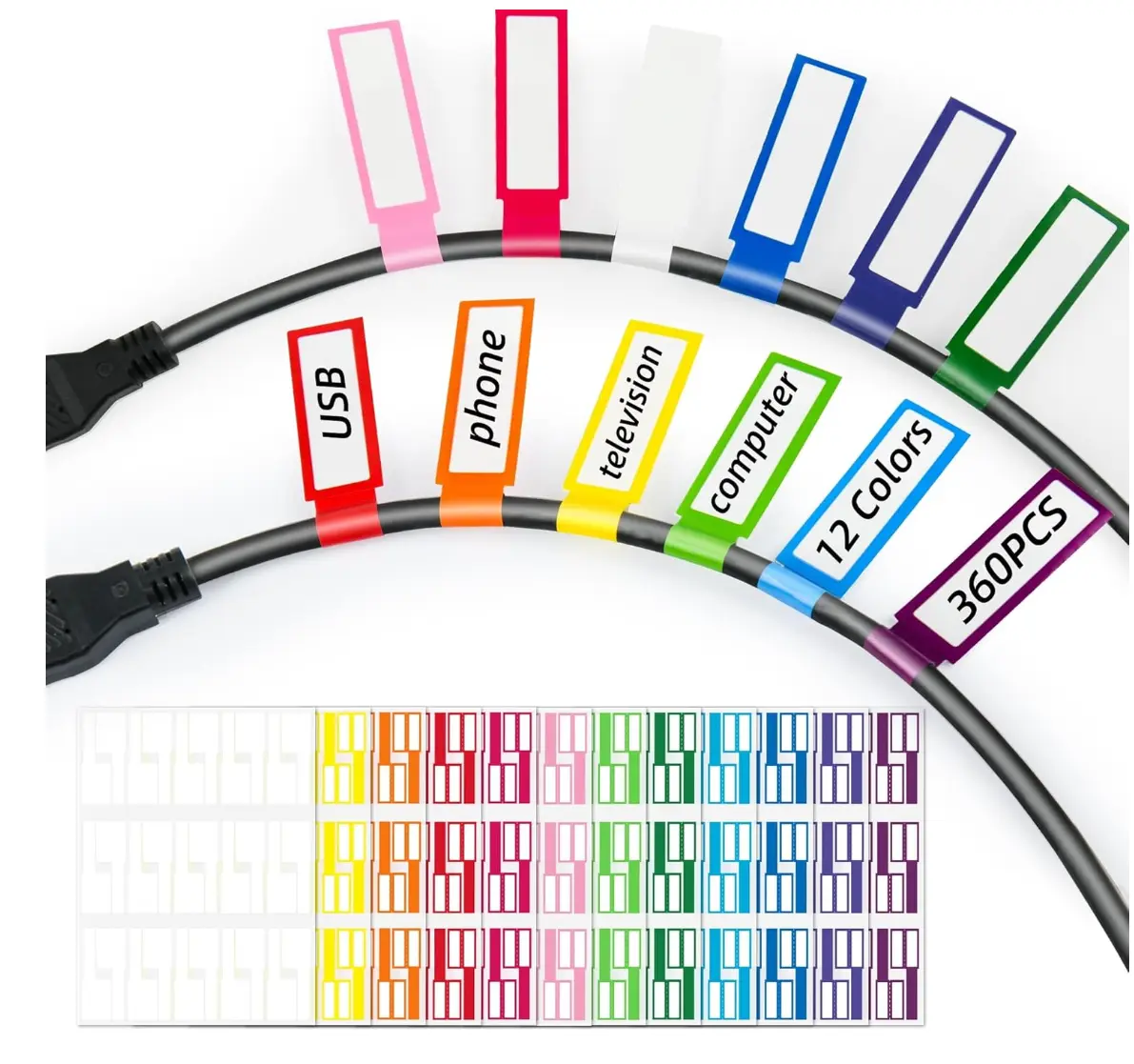 Equipment Cable Waterproof Labels