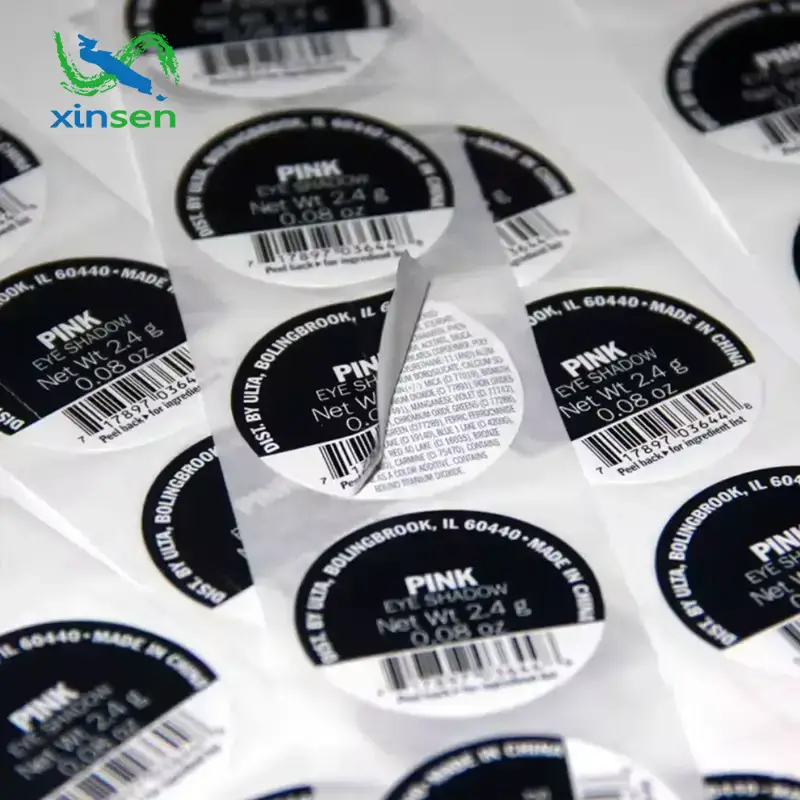 Kleine meerlaagse etiketten