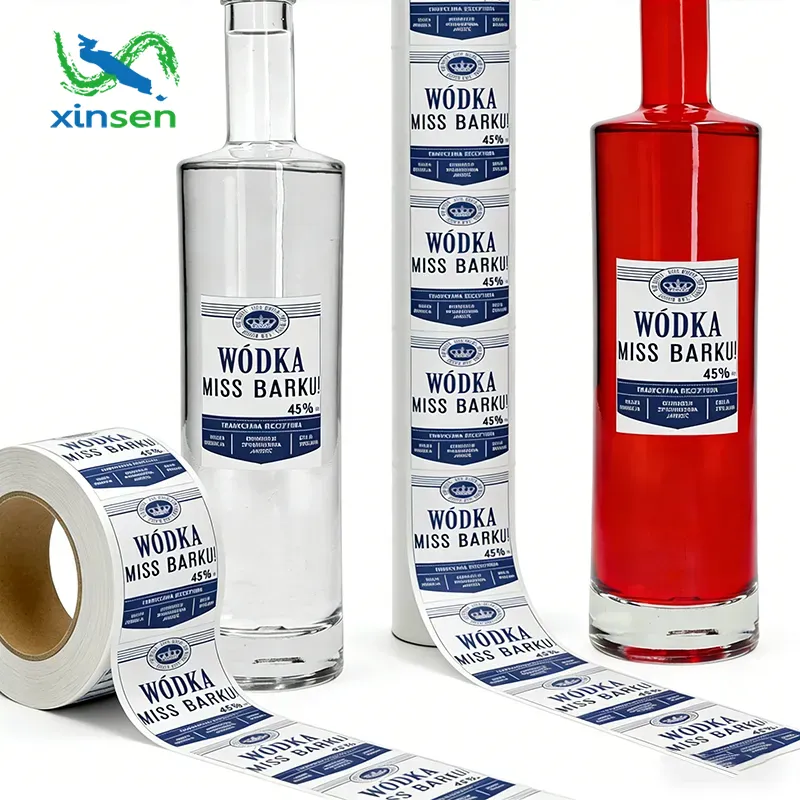 Wodka-etiketten